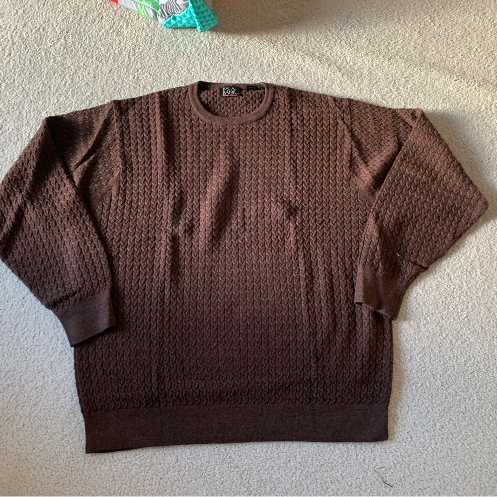 Jos A Bank brown sweater